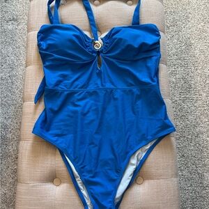 Cupshe Women's Blue One Piece Swimsuit